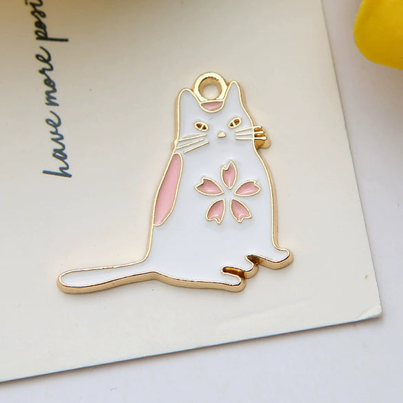 Alloy Jewelry Accessories Dripping Oil Cartoon Rabbit Pendant Earrings Bracelet Key Chain