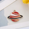 Alloy Jewelry Accessories Dripping Oil Pendant Star Universe Astronaut Earring Pendant Key