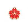 Alloy Jewelry Accessories Dripping Oil Totem Cherry Blossom Pendant For Necklace Bracelet Mobile Phone