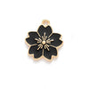 Alloy Jewelry Accessories Dripping Oil Totem Cherry Blossom Pendant For Necklace Bracelet Mobile Phone
