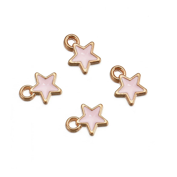 Alloy Jewelry Accessories Fivepointed Star Pendant Electroplated