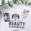 Alloy Jewelry Accessories Material With Starry Sky Astronaut Design And Electroplating Process