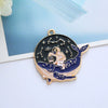 Alloy Jewelry Accessories Material With Starry Sky Astronaut Design And Electroplating Process