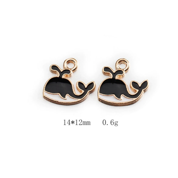 Alloy Jewelry Accessories Minimalist Small Flower Dripping Oil Earrings Bracelet Pendant