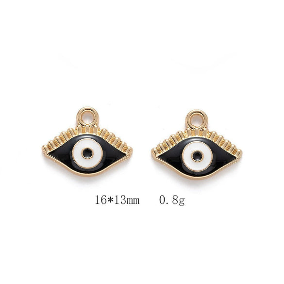 Alloy Jewelry Accessories Minimalist Small Flower Dripping Oil Earrings Bracelet Pendant