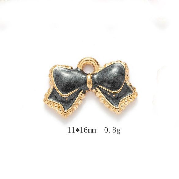 Alloy Jewelry Accessories Minimalist Small Flower Dripping Oil Earrings Bracelet Pendant