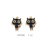 Alloy Jewelry Accessories Minimalist Small Flower Dripping Oil Earrings Bracelet Pendant