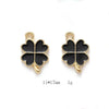 Alloy Jewelry Accessories Minimalist Small Flower Dripping Oil Earrings Bracelet Pendant
