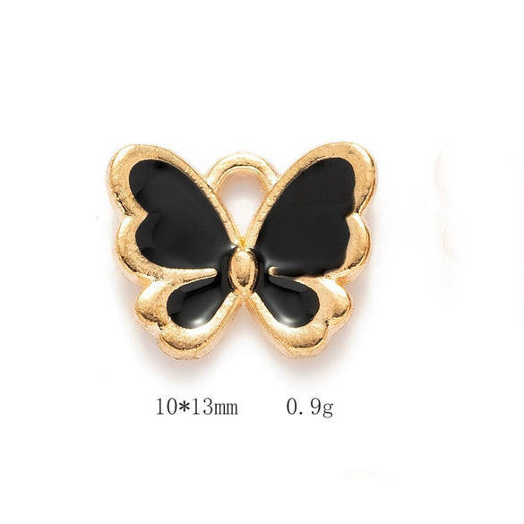 Alloy Jewelry Accessories Minimalist Small Flower Dripping Oil Earrings Bracelet Pendant