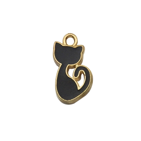Alloy Jewelry Accessories Moon Leaf Pendant With Dripping Oil Design And Return Pattern Fruit Food Style