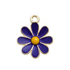 Alloy Jewelry Accessories Oildrip Purple Flower Totem Pendant