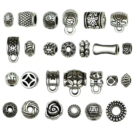 Alloy Jewelry Accessories Pendant Straight Tube Electroplated Handmade Material For Diy Bracelet