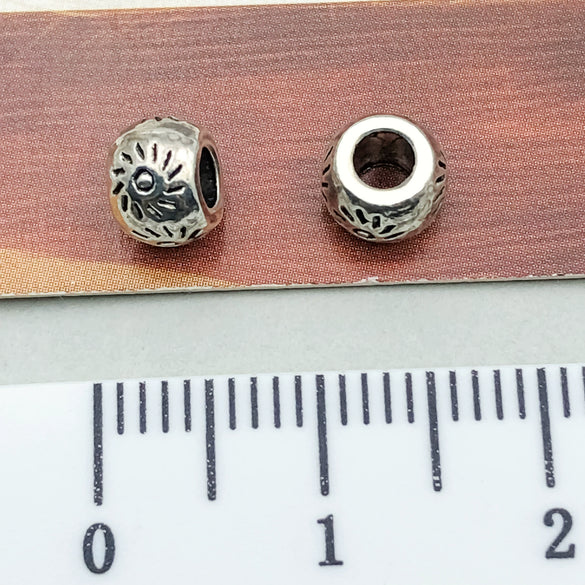 Alloy Jewelry Accessories Pendant Straight Tube Electroplated Handmade Material For Diy Bracelet