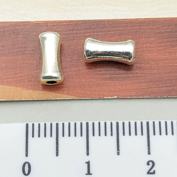 Alloy Jewelry Accessories Pendant Straight Tube Electroplated Handmade Material For Diy Bracelet