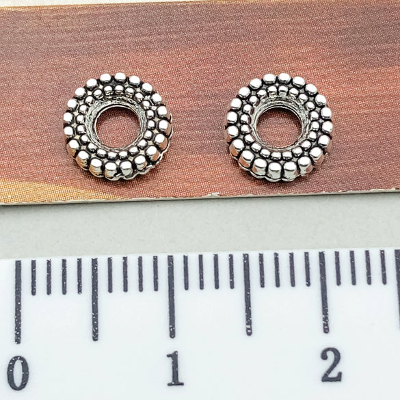 Alloy Jewelry Accessories Pendant Straight Tube Electroplated Handmade Material For Diy Bracelet