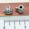Alloy Jewelry Accessories Pendant Straight Tube Electroplated Handmade Material For Diy Bracelet