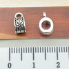 Alloy Jewelry Accessories Pendant Straight Tube Electroplated Handmade Material For Diy Bracelet