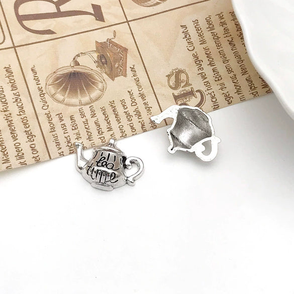 Alloy Jewelry Accessories Retro Stereo Teapot Electroplating For Diy