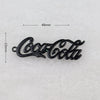 Alloy Jewelry Accessories With Baking Paint Geometric And Simple Style Letter Pendant For Earrings Key Chain Necklace
