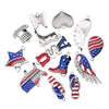 Alloy Jewelry Accessories With Heartshaped Fourleaf Clover And Oil Drop Design Minimalist Style