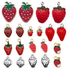 Alloy Jewelry Accessories With Three Dimensional Dripping Fruit Strawberry Design For Diy Bracelet Earrings Necklace