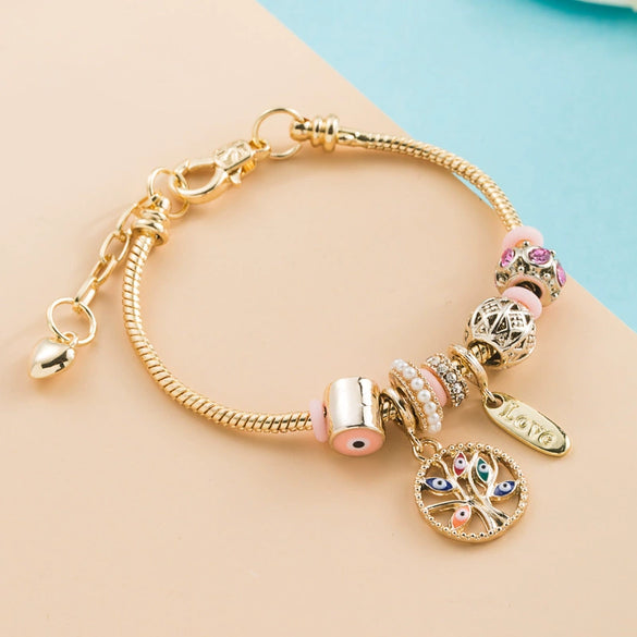 Alloy Jewelry Electroplating Devil's Eye Bracelet For Women