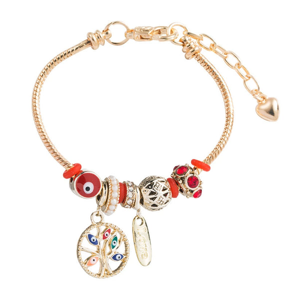 Alloy Jewelry Electroplating Devil's Eye Bracelet For Women