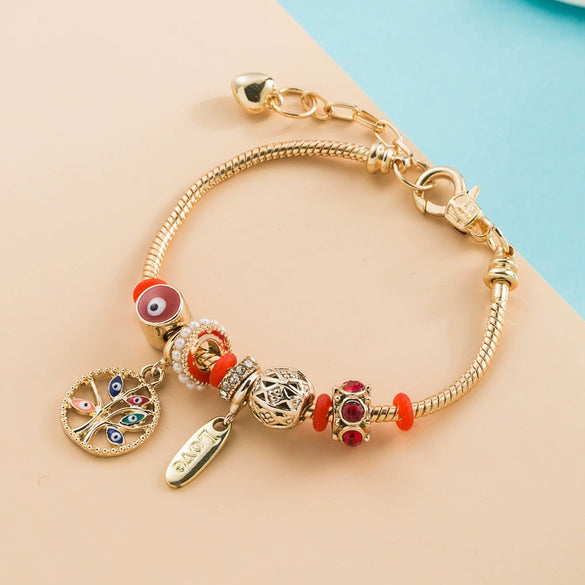 Alloy Jewelry Electroplating Devil's Eye Bracelet For Women