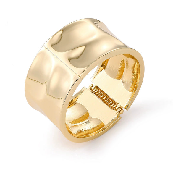 Alloy Jewelry Fashion Irregular Bracelet Geometric Style With Letters Numbers Text Electroplated For Women And Unisex