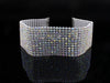 Alloy Jewelry Geometric Pattern Water Wave Chain Diamond Multilayer Collar Necklace