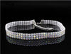Alloy Jewelry Geometric Pattern Water Wave Chain Diamond Multilayer Collar Necklace