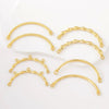 Alloy Jewelry Handmade Electroplating Versatile Geometric Twist Half Glow Bracelet