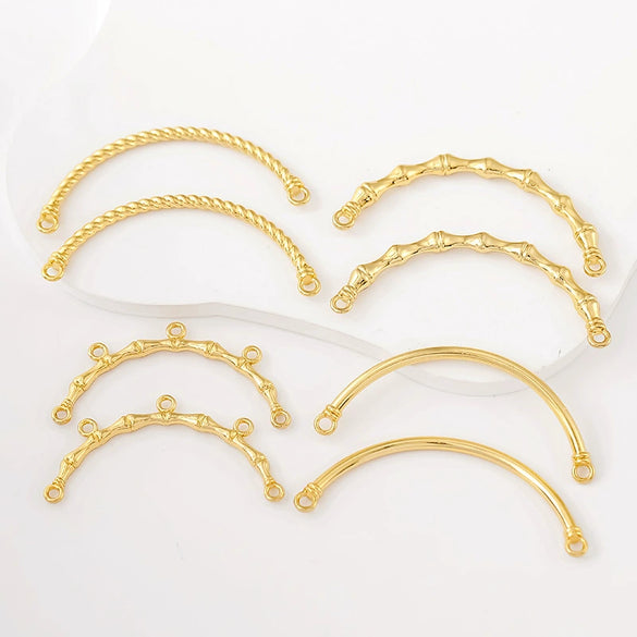 Alloy Jewelry Handmade Electroplating Versatile Geometric Twist Half Glow Bracelet