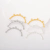 Alloy Jewelry Handmade Electroplating Versatile Geometric Twist Half Glow Bracelet