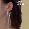 Alloy Jewelry Microinlay Butterfly Women's Ear Clip And Ear Hanging Earrings Without Ear Holes