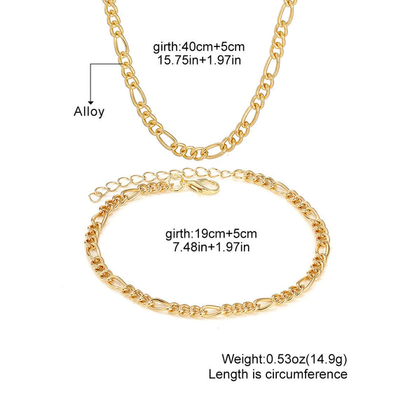 Alloy Jewelry Set Necklace Bracelet With Rhinestone Pendant Love Heart Water Drop Bell Side Chain Electroplating For Ladies