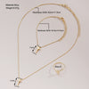 Alloy Jewelry Set With Cross Crown Roman Numeral Pattern Electroplated For Women