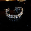 Alloy Jewelry Set With Diamondembedded Oval Design Light Luxury Style For Women