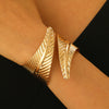 Alloy Jewelry Set With Flower Pattern For Women Electroplated Leaf Earrings Necklace And Bracelet Ring