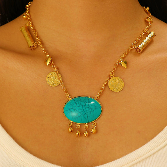 Alloy Jewelry Set With Geometric Style Electroplated Stars Sun Moon Clouds Universe Pattern For Women