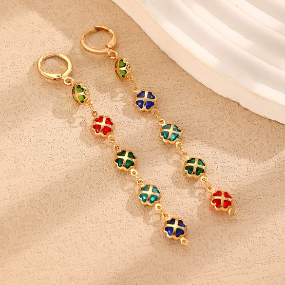 Alloy Jewelry Set With Heart Water Drop Bell Pattern Electroplated For Women Including Necklace Bracelet Earrings