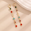 Alloy Jewelry Set With Heart Water Drop Bell Pattern Electroplated For Women Including Necklace Bracelet Earrings