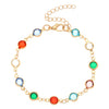 Alloy Jewelry Set With Heart Water Drop Bell Pattern Electroplated For Women Including Necklace Bracelet Earrings