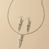 Alloy Jewelry Three Piece Set With Butterfly Dragonfly Insect Pattern Electroplated For Women