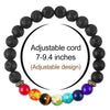 Alloy Jewelry Volcanic Stone Beaded Handmade Geometric Bracelet For Men And Women