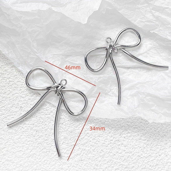 Alloy Jewelry With Cross And Butterfly Pattern Electroplated Diy Handmade Pendant Bracelet Necklace
