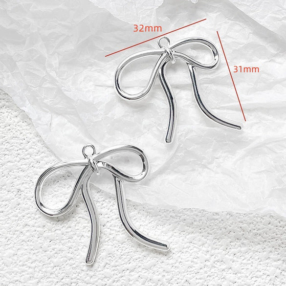 Alloy Jewelry With Cross And Butterfly Pattern Electroplated Diy Handmade Pendant Bracelet Necklace