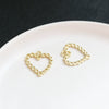 Alloy Jewelry With Heart Shape And K Gold Style Silver Plated And Gold Plated For Pendant Necklace Bracelet And Earring