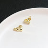 Alloy Jewelry With Heart Shape And K Gold Style Silver Plated And Gold Plated For Pendant Necklace Bracelet And Earring