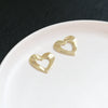 Alloy Jewelry With Heart Shape And K Gold Style Silver Plated And Gold Plated For Pendant Necklace Bracelet And Earring